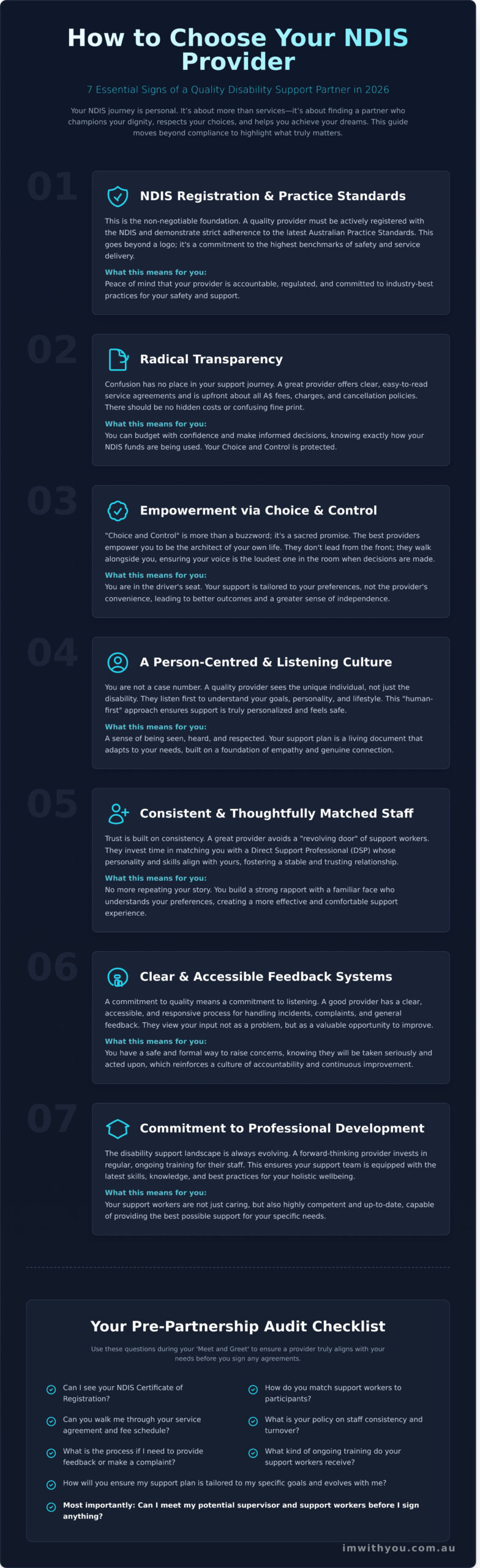 7 Essential Signs of a Good Disability Support Provider in 2026